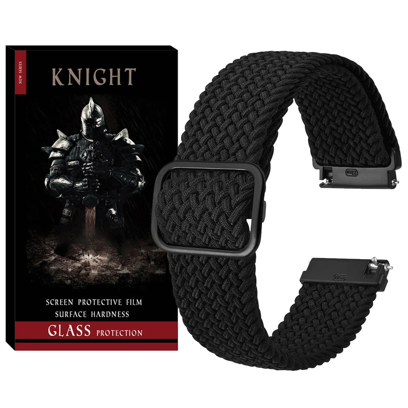 بند نایت مدل Braided KT TW مناسب برای ساعت هوشمند گلوریمی M1 Pro / GS1 Pro / Calling Watch M2