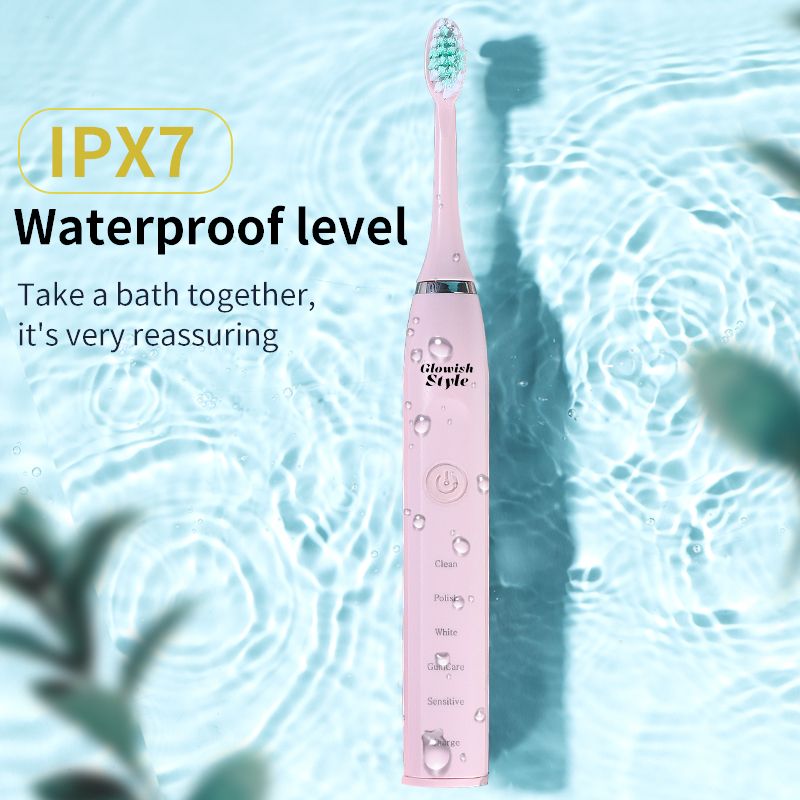 مسواک برقی گلویش استایل مدل KS-04 به همراه سری یدک مجموعه 5 عددی - - 22