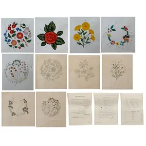 بسته گلدوزی مدل چاپی کد 1 مجموعه 13 عددی