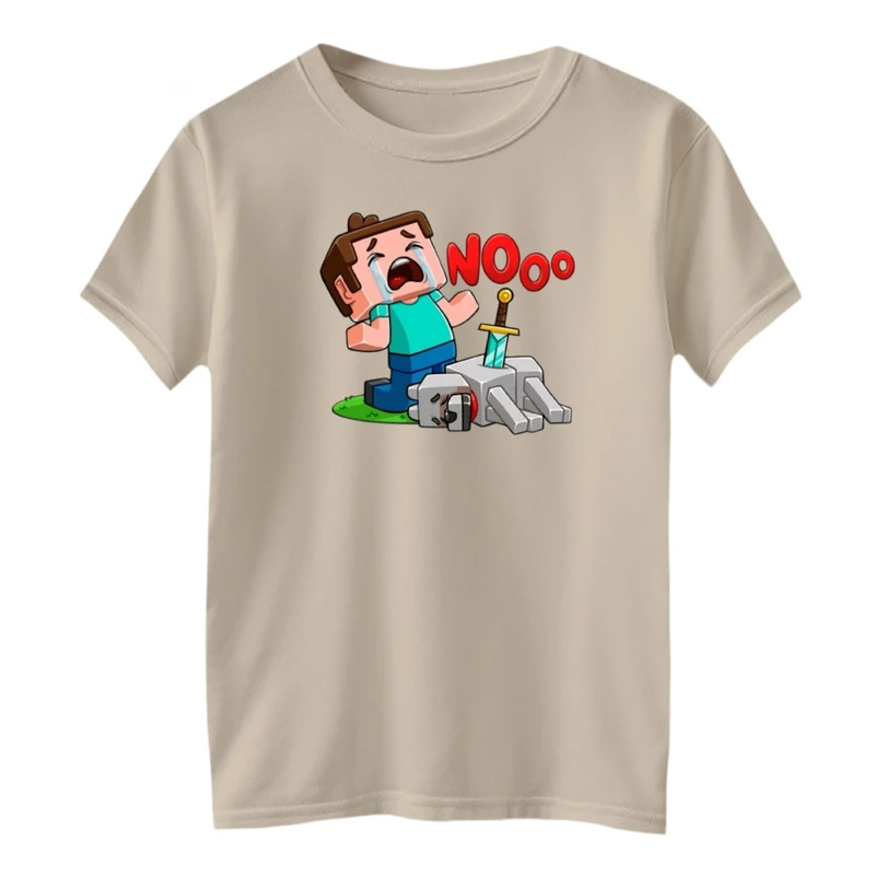 تی شرت آستین کوتاه بچگانه مدل ماینکرفت کد 07