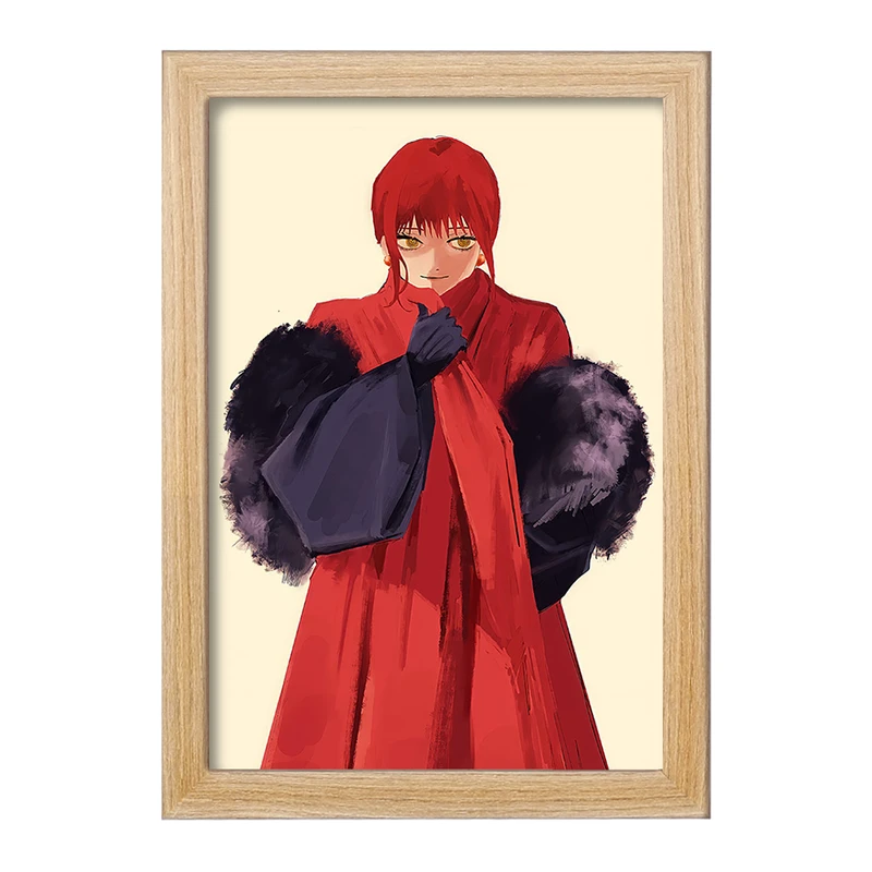 تابلو خندالو مدل ماکیما انیمه مرد اره ای Chainsaw Man  کد 18002