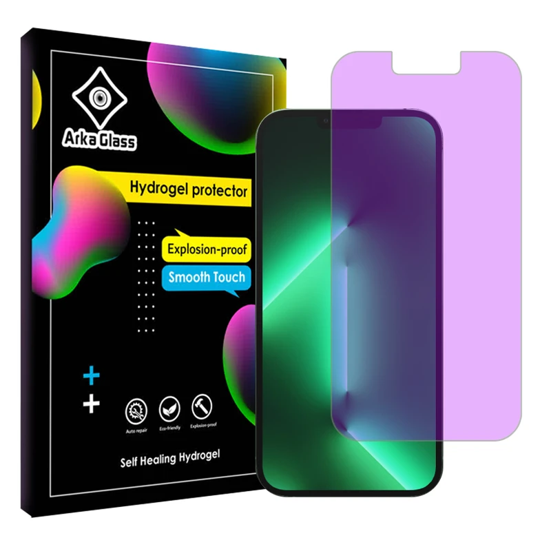 محافظ صفحه نمایش ضد اشعه بنفش آرکا گلس مدل Tough مناسب برای گوشی موبایل اپل iPhone 13 Pro Max