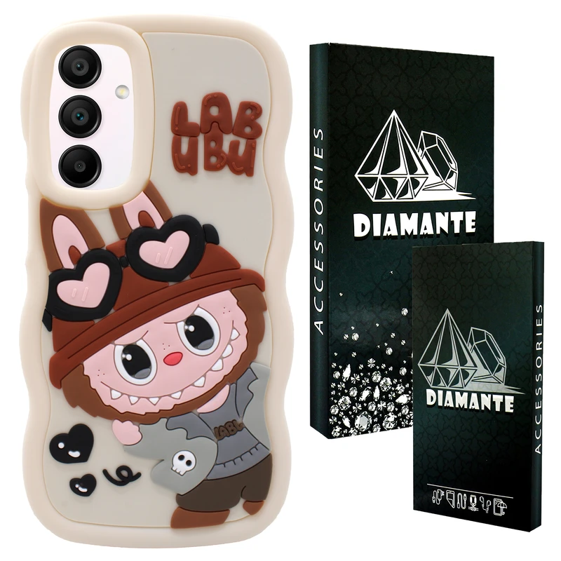 کاور دیامانته مدل Cream Bk مناسب برای گوشی موبایل سامسونگ Galaxy A14