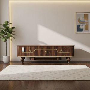 میز تلویزیون مدل دلفین  مناسب برای تلویزیون تا 55 اینچ