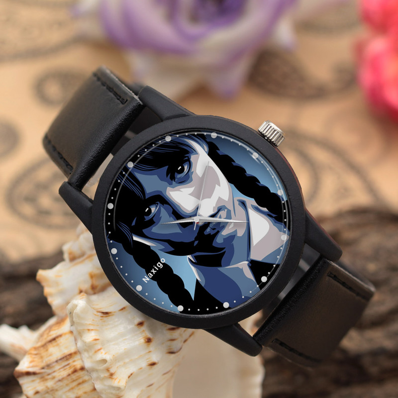 ساعت مچی عقربه ای ناکسیگو مدل Wednesday کد LF6784