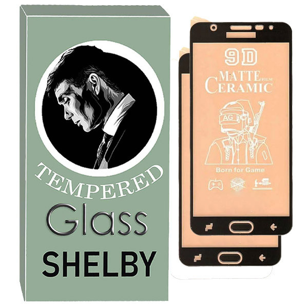  محافظ صفحه نمایش سرامیکی شلبی مدل MCR-SH مناسب برای گوشی موبایل سامسونگ Galaxy j7 2016 بسته دو عددی