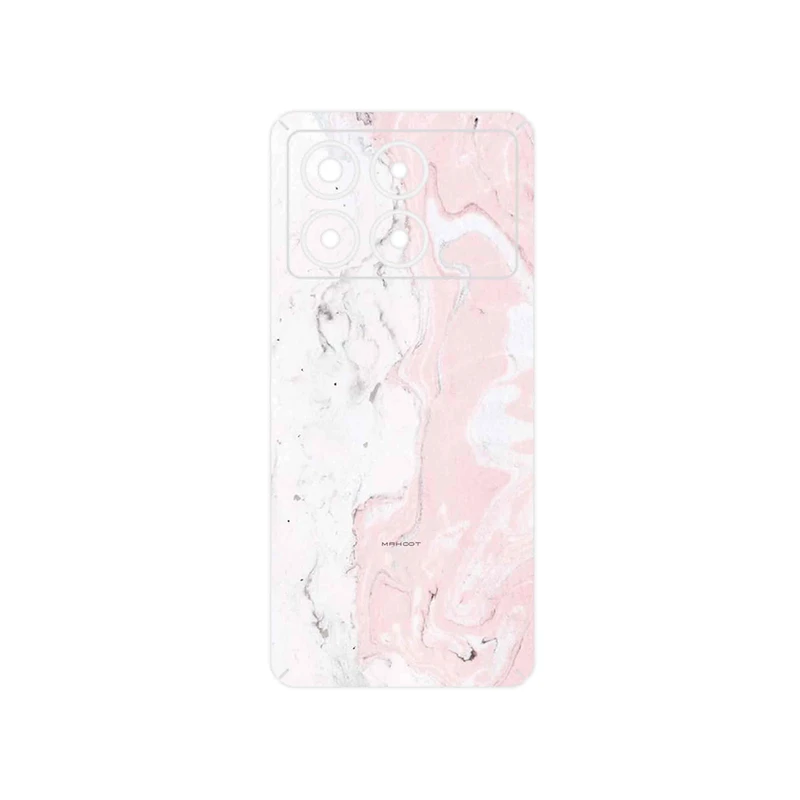 برچسب پوششی ماهوت مدل Blanco_Pink_Marble مناسب برای گوشی موبایل شیائومی Poco X6 Pro