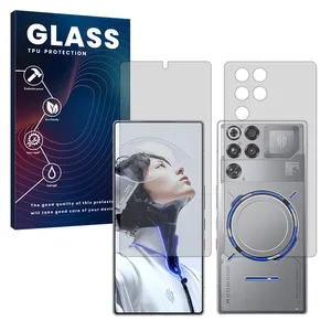 Glass Hydrogel model Matte Screen Protector for ZTE nubia RedMagic 11 Pro Plus mobile phone along with the back protector