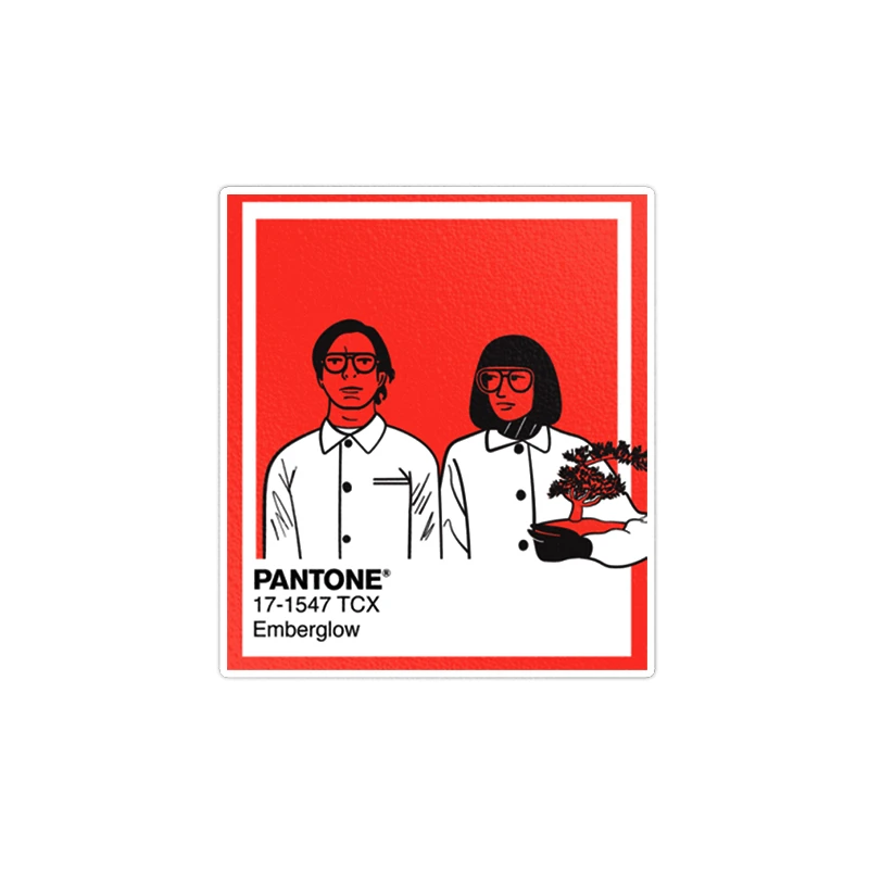  استیکر لپ تاپ ماسا دیزاین طرح pantone مدل venus556