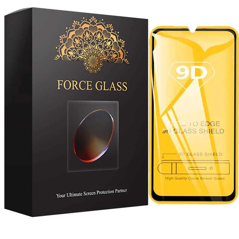 محافظ صفحه نمایش فورس گلس مدل 9DFulGlass مناسب برای گوشی موبایل هوآوی Y5 2018