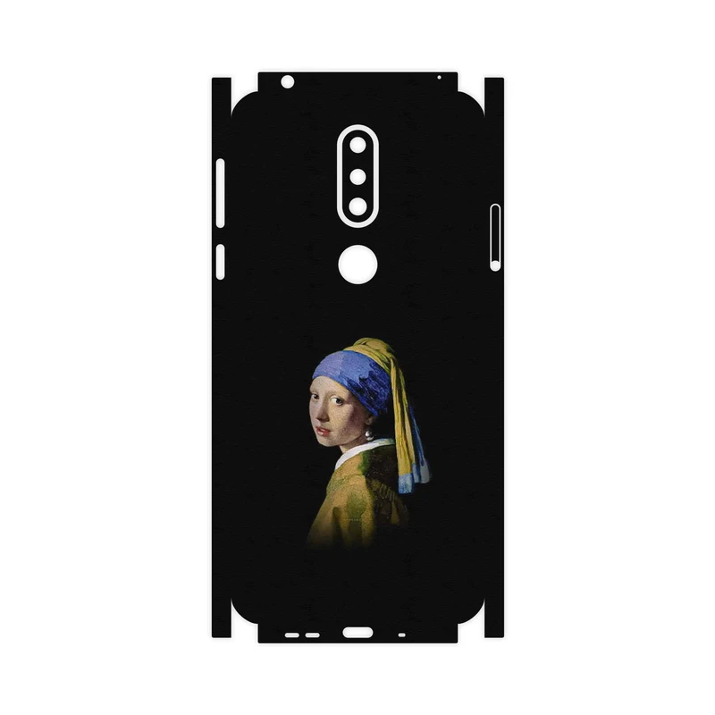 برچسب پوششی ماهوت مدل Girl with a Pearl Earring of Vermeer-FullSkin مناسب برای گوشی موبایل نوکیا 7.1