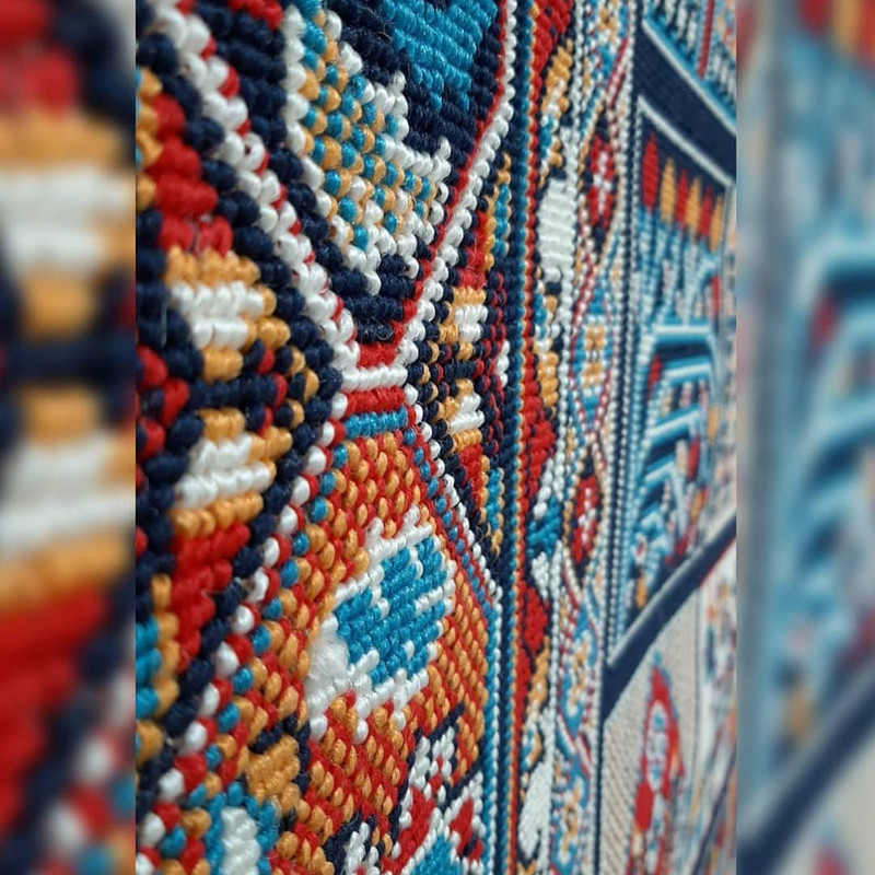 گلیم فرش ماشینی طرح خشتی گلیم فرش ماشینی طرح خشتی