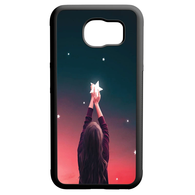 کاور طرح دخترانه کد 110173 مناسب برای گوشی موبایل سامسونگ galaxy s6 edge