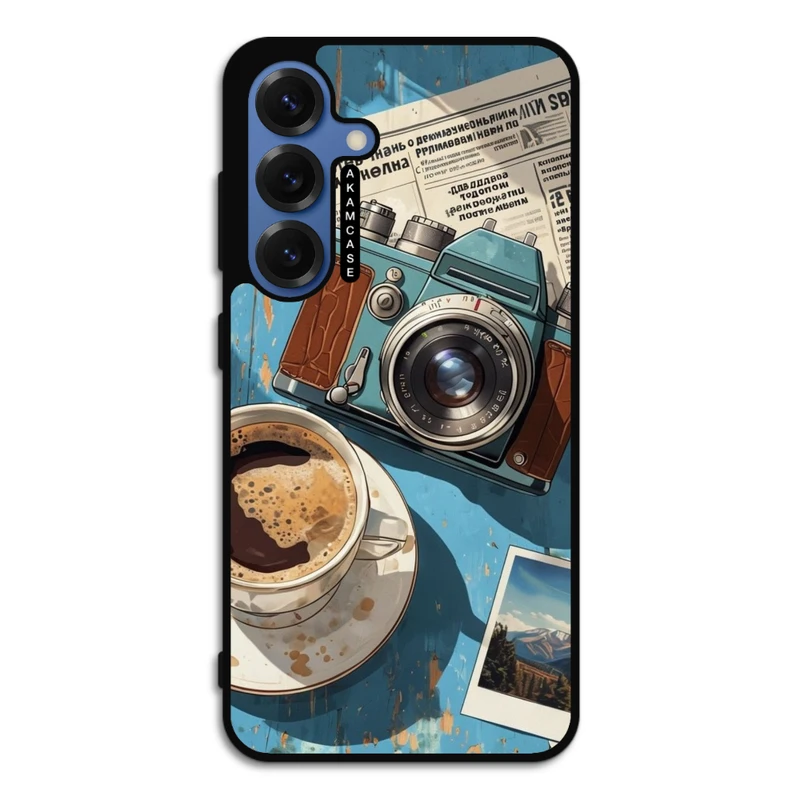 کاور آکام مدل AMC-WSGS25-COFFEE-1 مناسب برای گوشی موبایل سامسونگ Galaxy S25