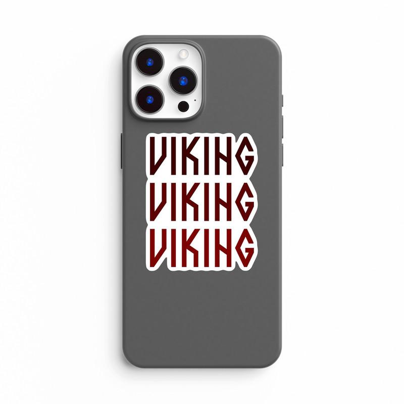 استیکر لپ تاپ و موبایل بووم طرح سریال Vikings مدل نوشته Vikings کد LB12