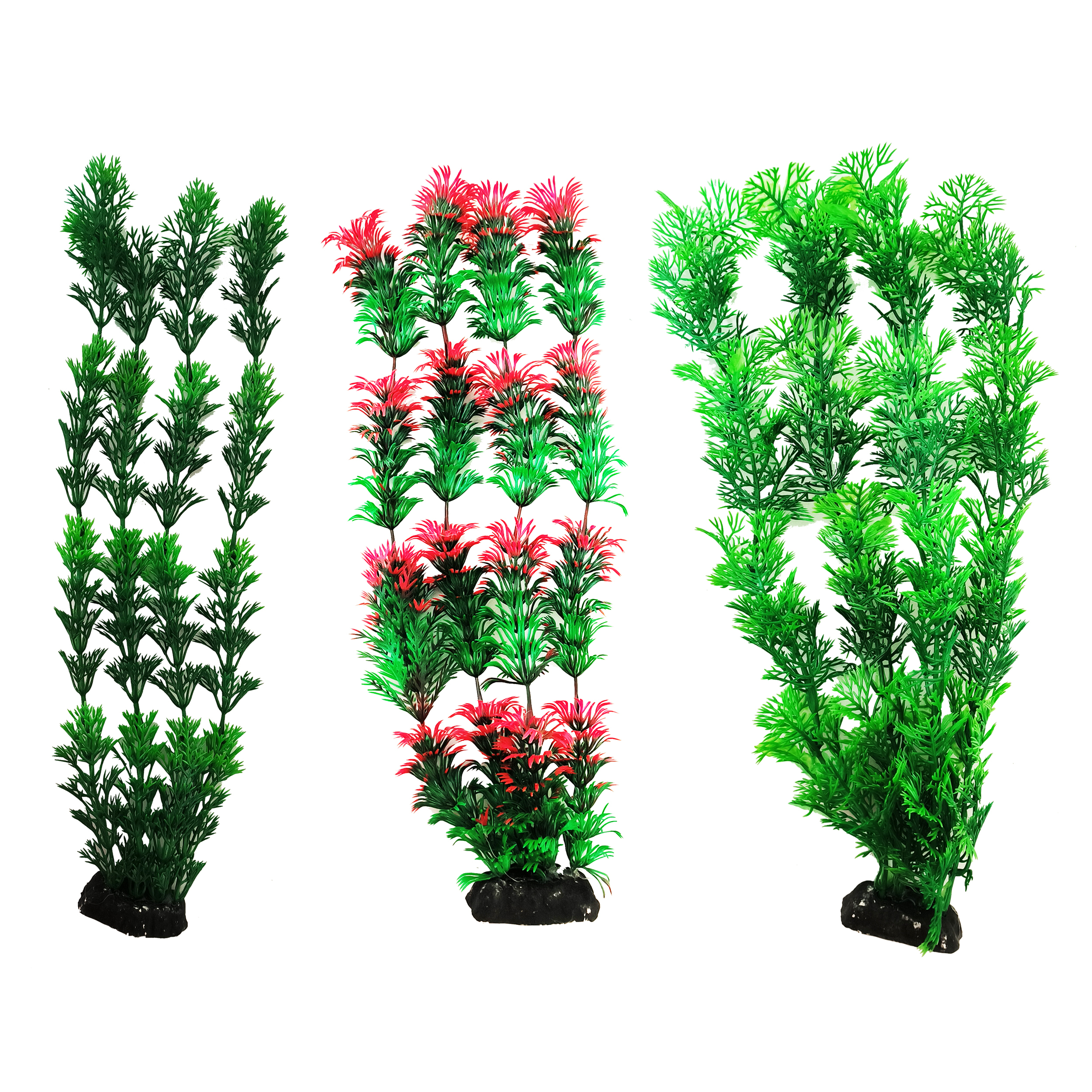 گیاه تزیینی آکواریوم کد B01 مجموعه 3 عددی