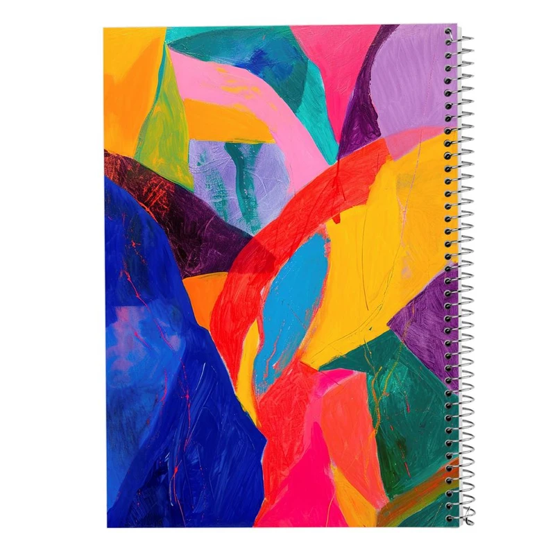 دفتر ژورنال نویسی 50 برگ مدوپد مدل نقطه ای طرح اشکال فانتزی کد DF16330