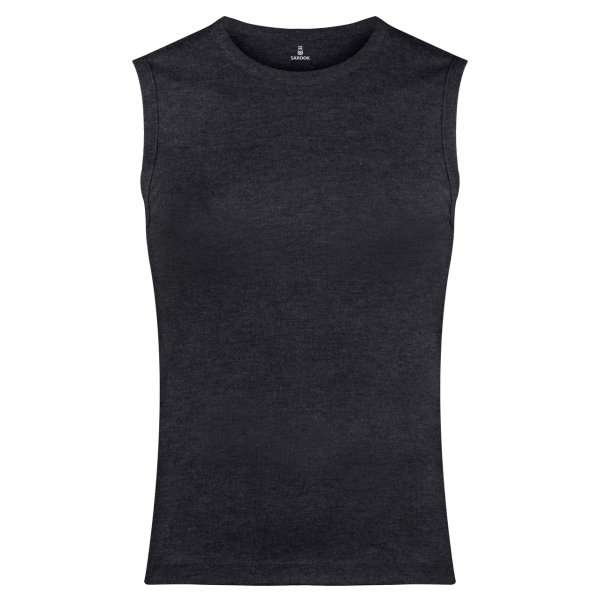 زیرپوش بدون آستین مردانه ساروک مدل M4 رنگ زغالی