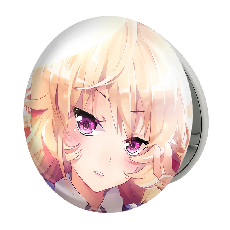 آینه جیبی خندالو طرح ارینا انیمه جنگ غذاها Food Wars مدل تاشو کد 16995 