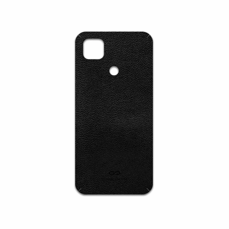 برچسب پوششی ماهوت مدل Black-Leather مناسب برای گوشی موبایل شیائومی Poco C3