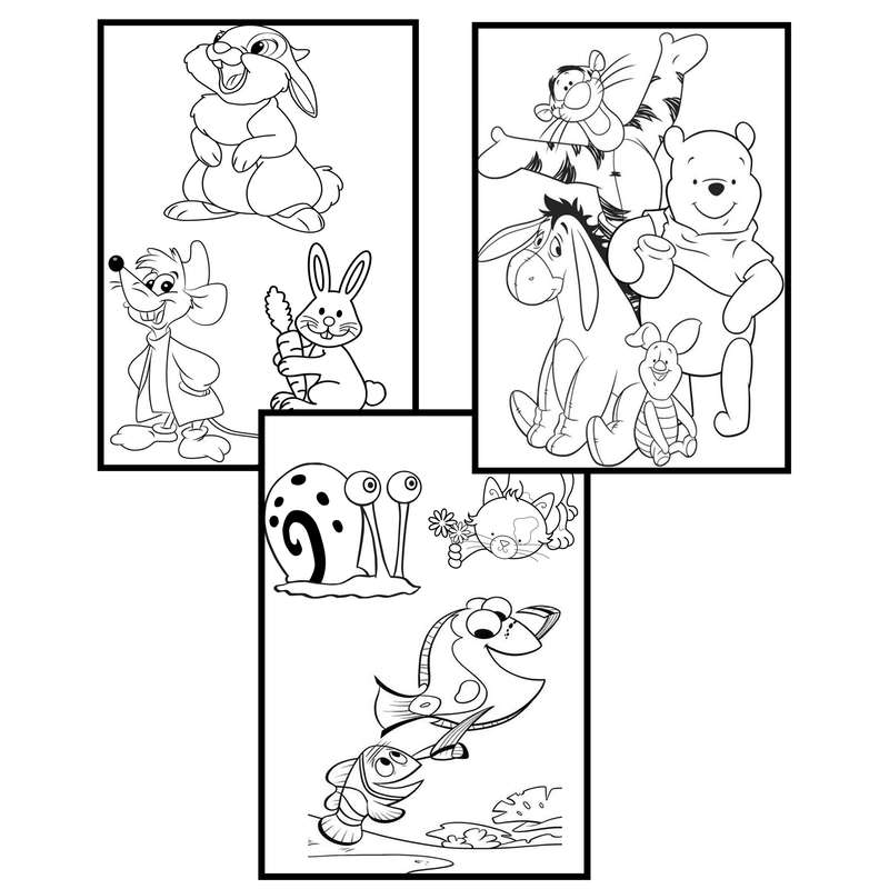 مقوا رنگ آمیزی مدل CHB105 سایز 21×15 سانتی متر مجموعه 3 عددی