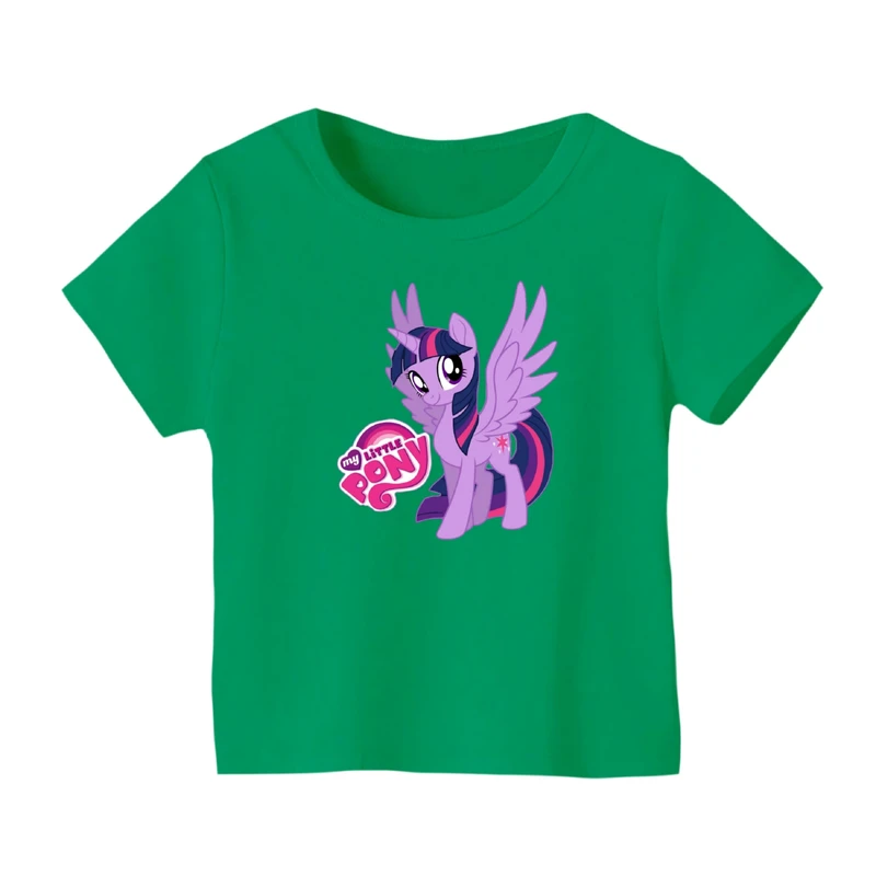 تی شرت آستین کوتاه بچگانه مدل اسب شاخدار