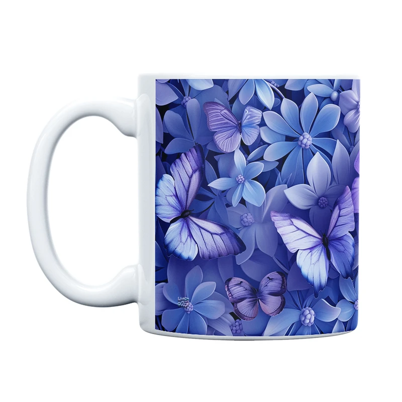 ماگ حس آمیزی طرح پروانه مدل کلاسیک کد 9