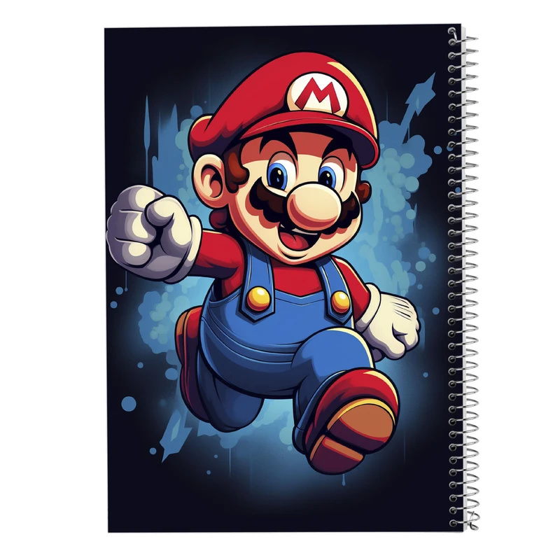 دفتر ژورنال نویسی 50 برگ مدوپد مدل نقطه ای طرح سوپرماریو super mario کد DF2852