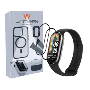 محافظ صفحه نمایش نانو واچ من مدل pmma-WM مناسب برای ساعت هوشمند شیائومی mi band 7 / 8 بسته دو عددی