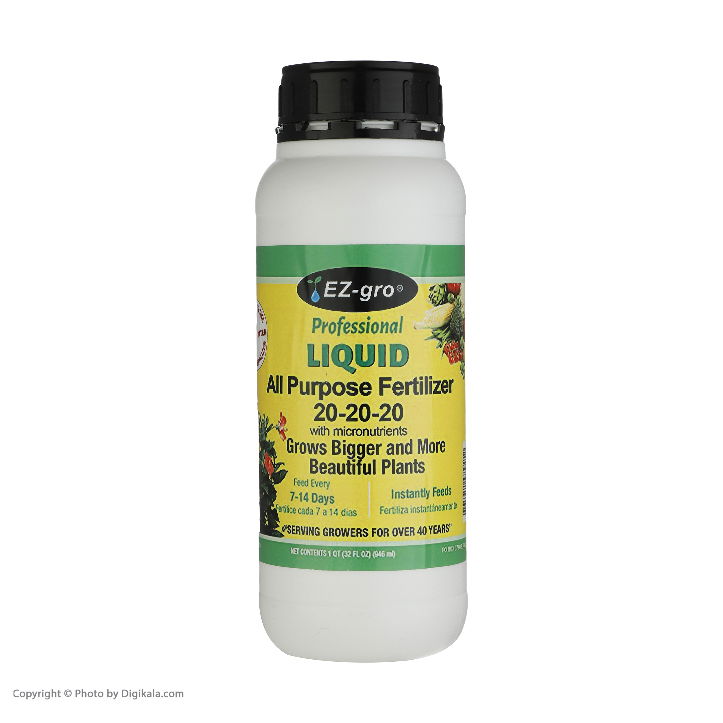 کود مایع کامل سه بیست ایی زدگرو مدل20 20 20 حجم 946 میلی لیتر کود مایع کامل سه بیست ایی زدگرو مدل20 20 20 حجم 946 میلی لیتر