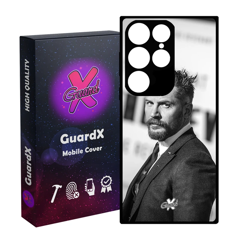 کاور گارد ایکس طرح تام هاردی مدل Glass10140 مناسب برای گوشی موبایل سامسونگ Galaxy S24 Ultra