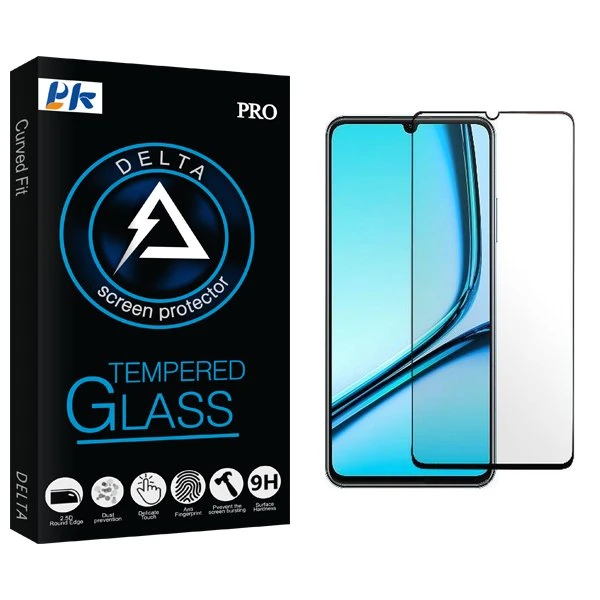 محافظ صفحه نمایش شیشه ای پی کی مدل Delta مناسب برای گوشی موبایل ریلمی Note 50