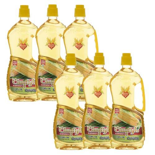 روغن ذرت خالص کارمیسن - 920 میلی لیتر مجموعه 6 عددی