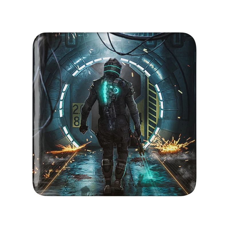 پیکسل خندالو طرح بازی دد اسپیس (Dead Space) مدل مربعی کد 34987