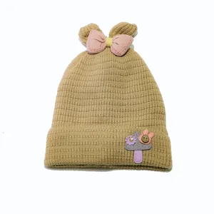 کلاه بافتنی بچگانه مدل فانتزی خرگوشی
