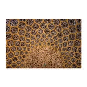 کاغذ کادو ترمه طراحان ایده مدل گنبد مسجد شیخ لطف الله کد cfp1187
