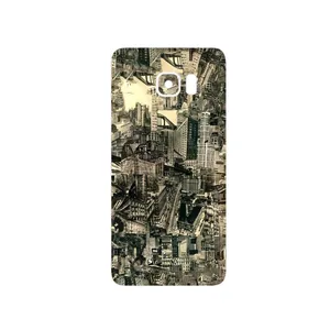MAHOOT Collage of Skyscraper Cover Sticker for Samsung Galaxy S6 Edge Plus