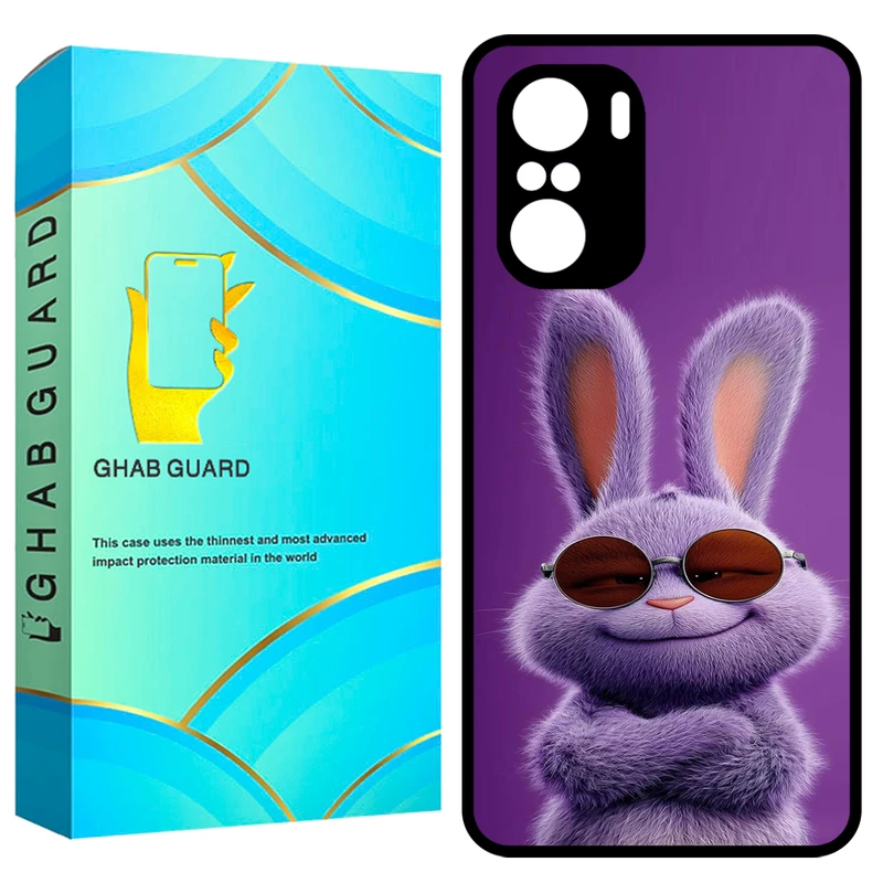 کاور قاب گارد طرح خرگوش مدل GCHPF3 مناسب برای گوشی موبایل شیائومی Poco F3 / Redmi K40 / Redmi K40 Pro
