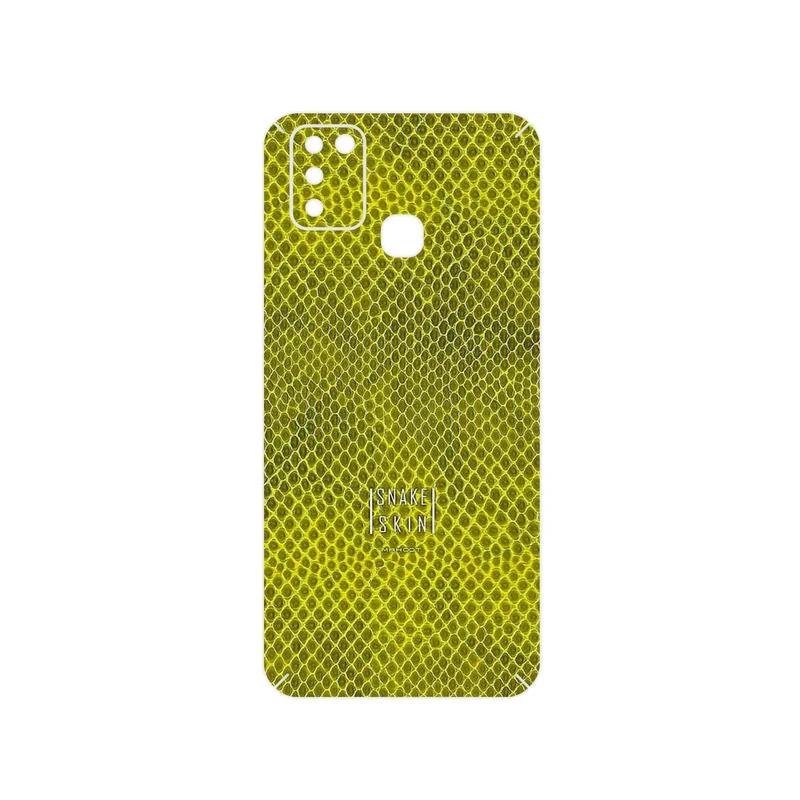 برچسب پوششی ماهوت مدل Yellow Snake Skin مناسب برای گوشی موبایل اینفینیکس Smart 6 X657B