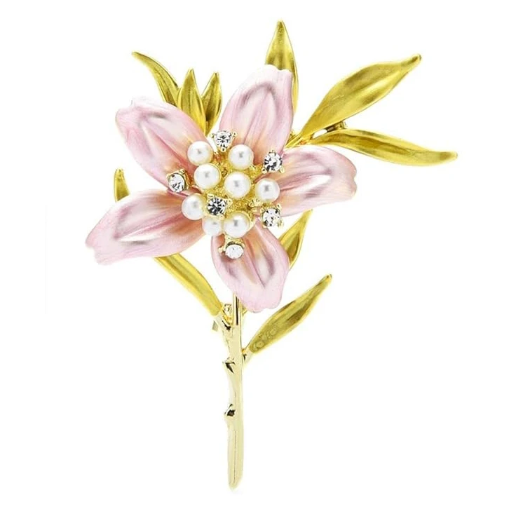 گل سینه زنانه شهر جواهر مدل SJ-BR028-GB