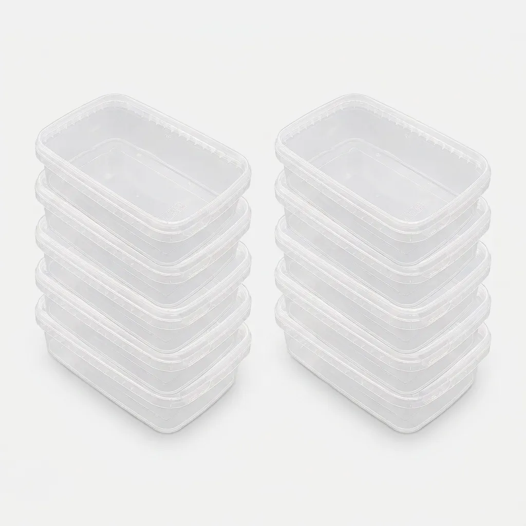 ظرف نگهدارنده مدل microwave کد 1000cc بسته 10 عددی