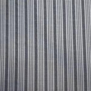 پارچه لباس عرض 1.5 متر مدل شانتون لنین اندونزی راه راه کد02 رنگ زغالی