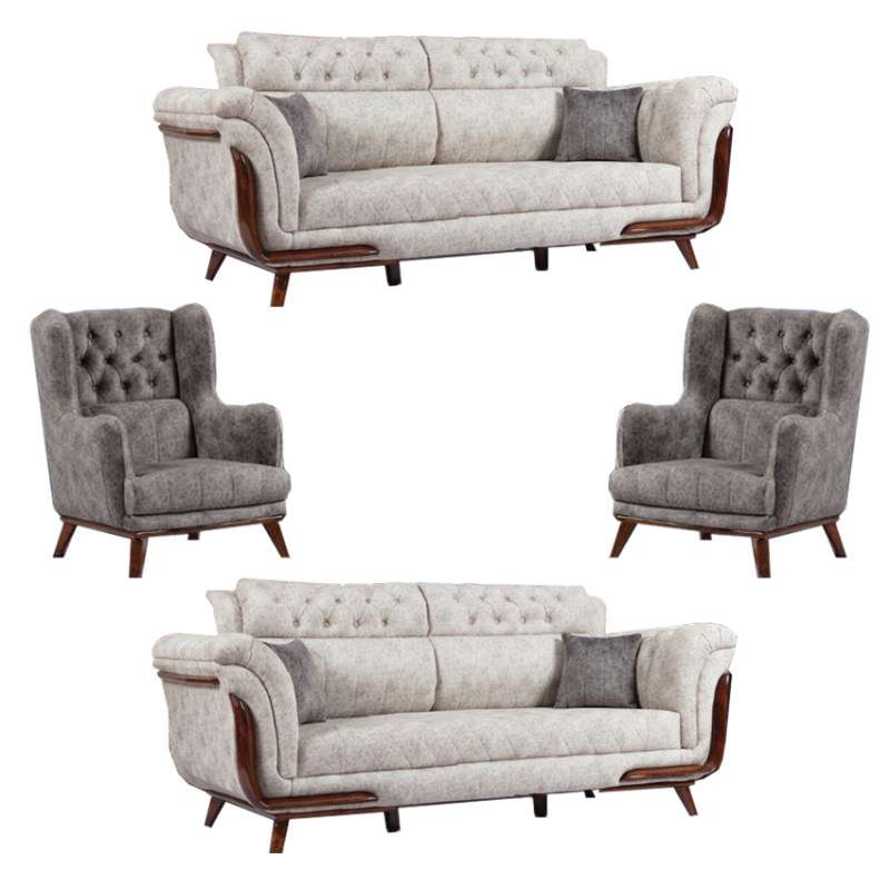 مبل راحتی هشت نفره شاهان دکور مدل لوکاس کد 0897