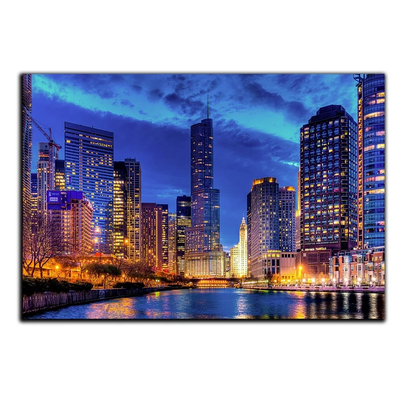 تابلو شاسی بکلیت طرح منظره شهر نیویورک مدل SH-378