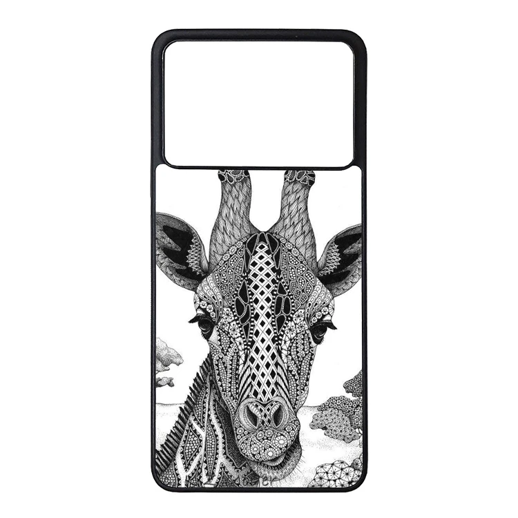  کاور گالری وبفر طرح زرافه مناسب برای گوشی موبایل شیائومی poco x6 pro