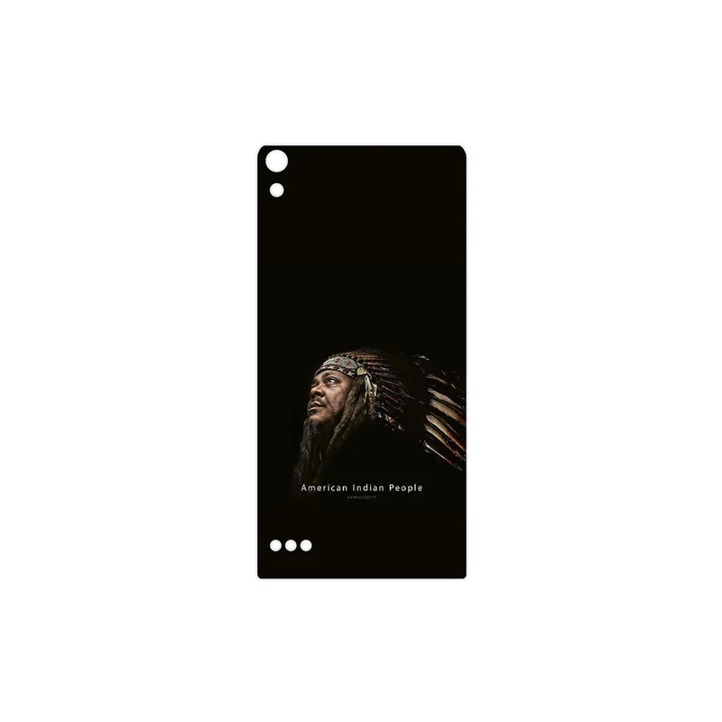 برچسب پوششی ماهوت مدل Portrait of an Indian Man مناسب برای گوشی موبایل هوآوی Ascend P6