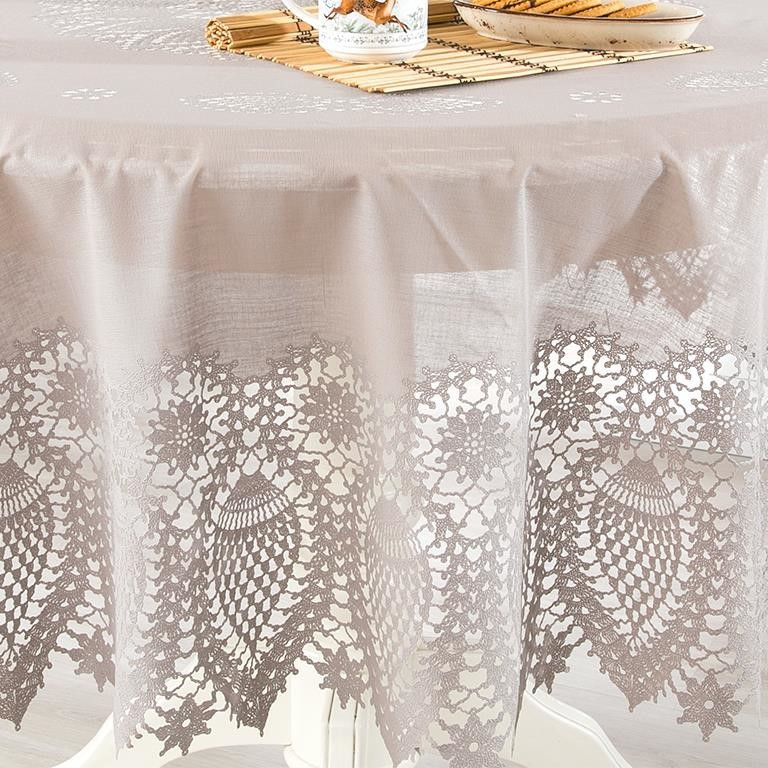 رومیزی انگلیش هوم مدل Fiorina سایز 152x152 سانتی‌متر