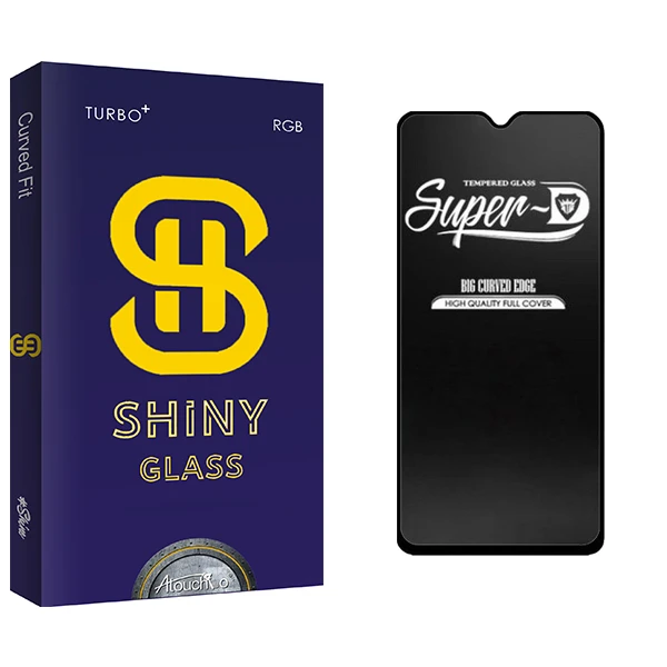 محافظ صفحه نمایش شیشه ای آتوچبو مدل Shiny Glass Super-D مناسب برای گوشی موبایل شیائومی Poco M3-Note 8 Pro