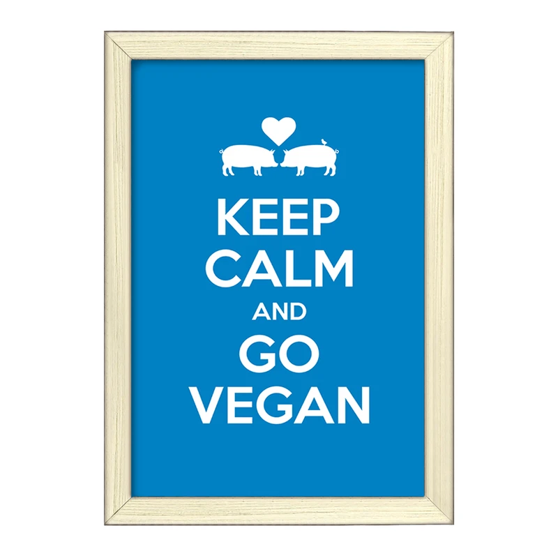 تابلو خندالو طرح وگن Vegan کد 31120