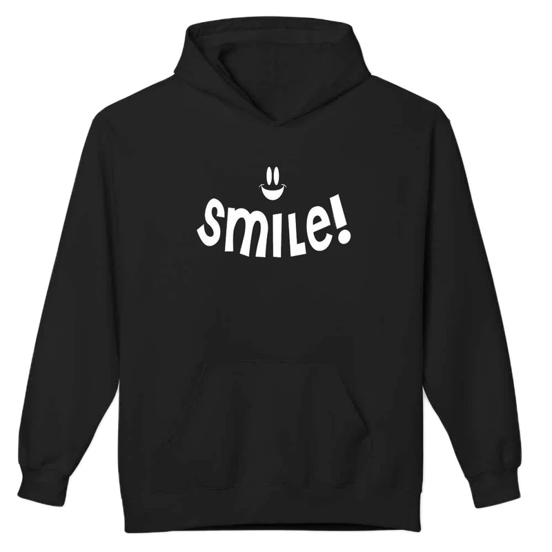 هودی مردانه پاد آفرین مدل اسپرت طرح SMILE کد 0387